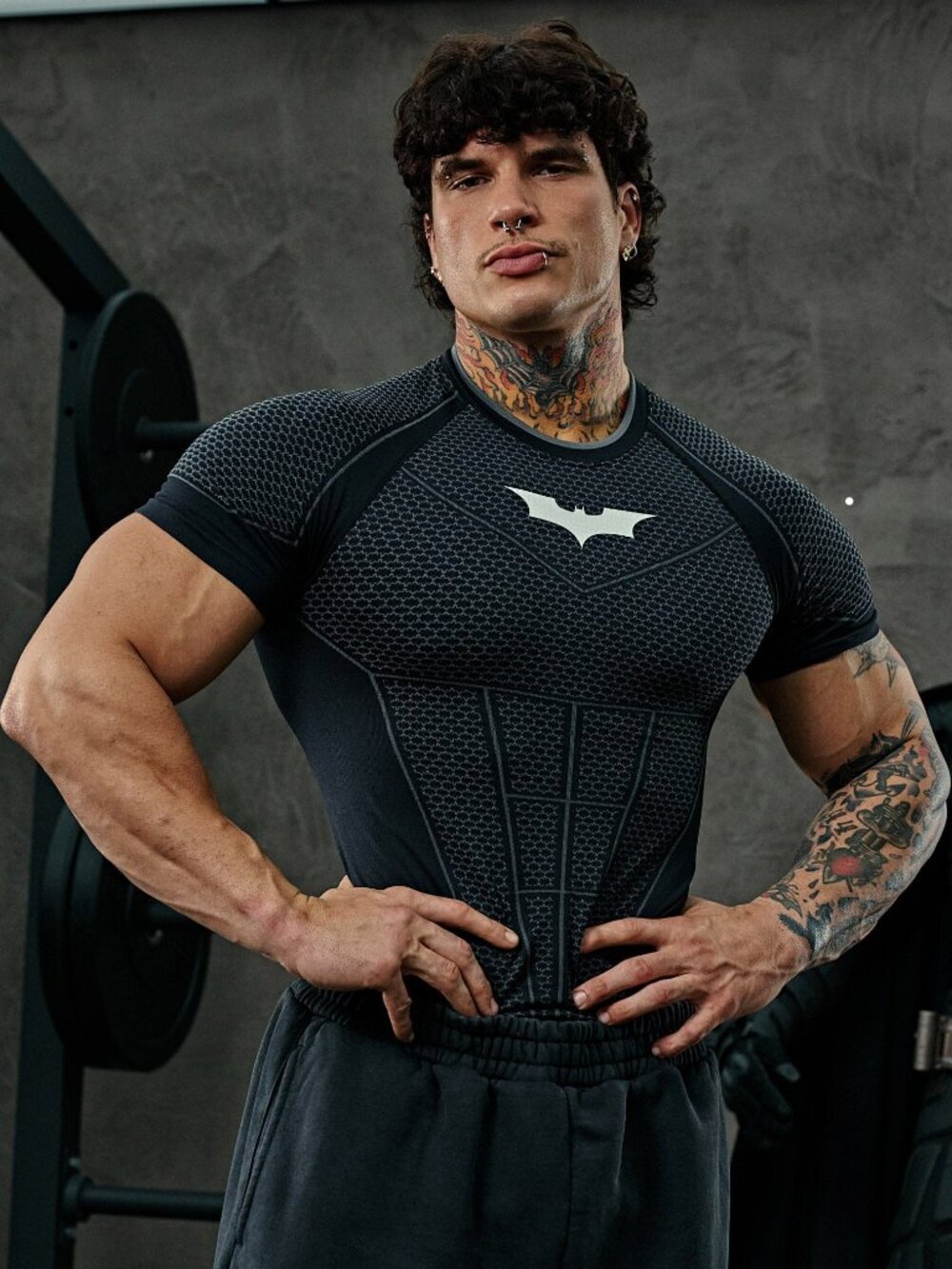 4259 - Batman Compression Tees - YoungLA
